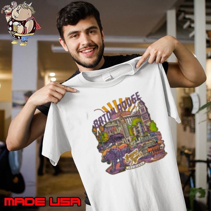 LSU Tigers Home Town Baton Rouge Geaux Tigers Louisiana Pocket Painting Unisex
