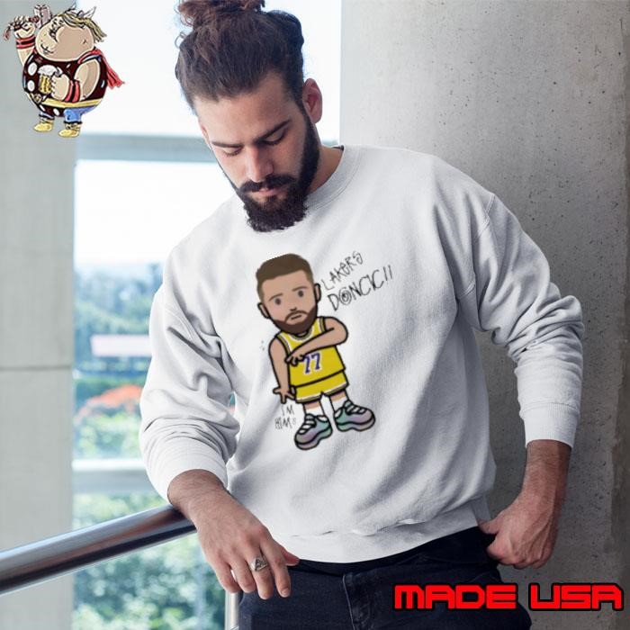Lakers Doncic Cartoon Sweatshirt