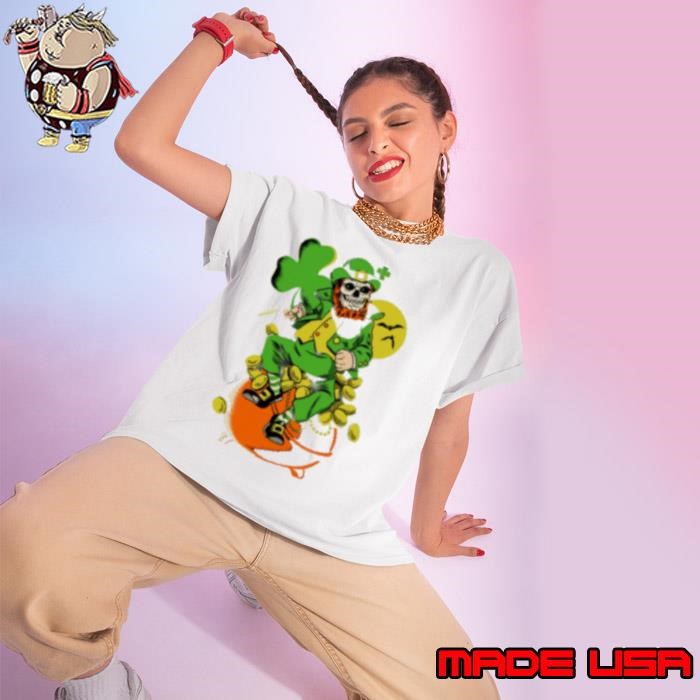 Leprechaun Spooky St.Patrick's Day Horror Ladies tee