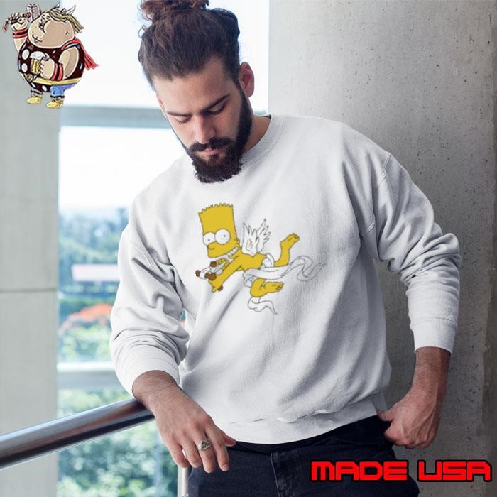 Nice Bart Simpson Cupid Pullover Sweatshirt
