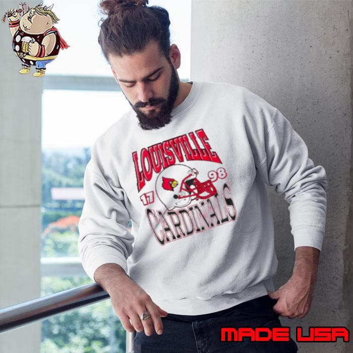 Nice Louisville Cardinals Classic Team Helmet Sweatshirt