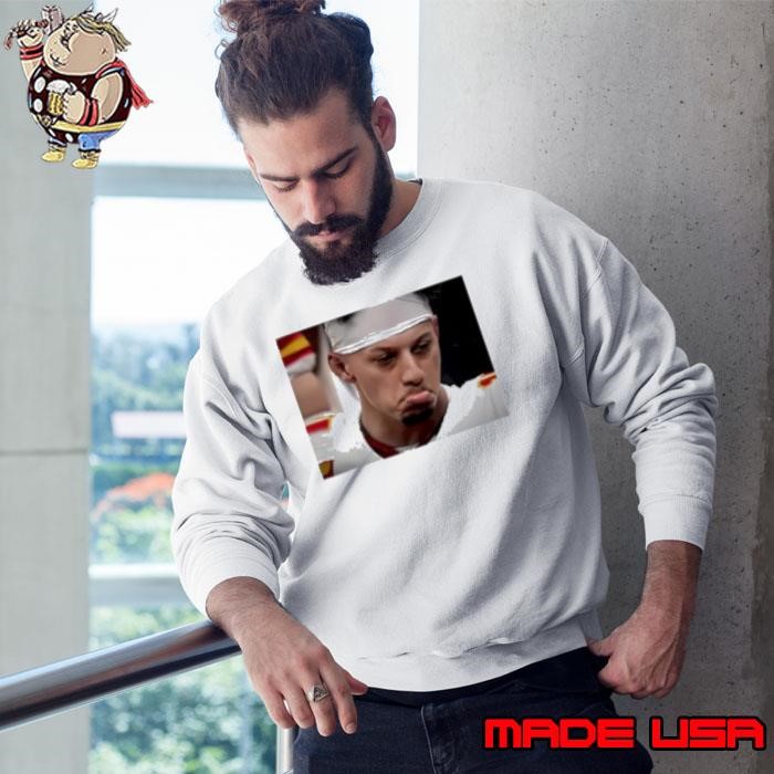 Patrick Mahomes Kansas City Chiefs Sad Sweatshirt