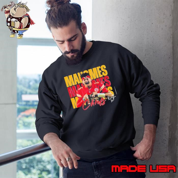 Patricks Mahomes 15 Kansas City Chiefs Football Players Super Bowl 2025 Sweatshirt