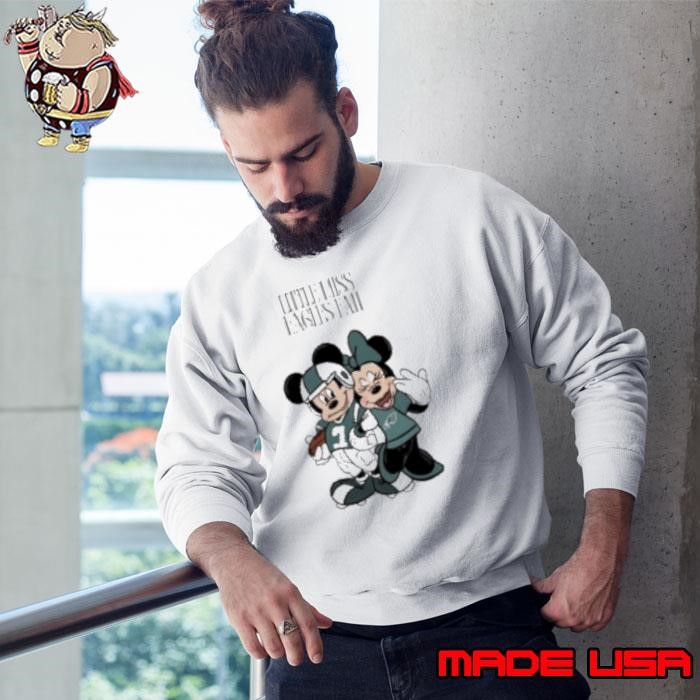 Philadelphia Eagles Mickey and Minnie little liss Eagles fan Sweatshirt