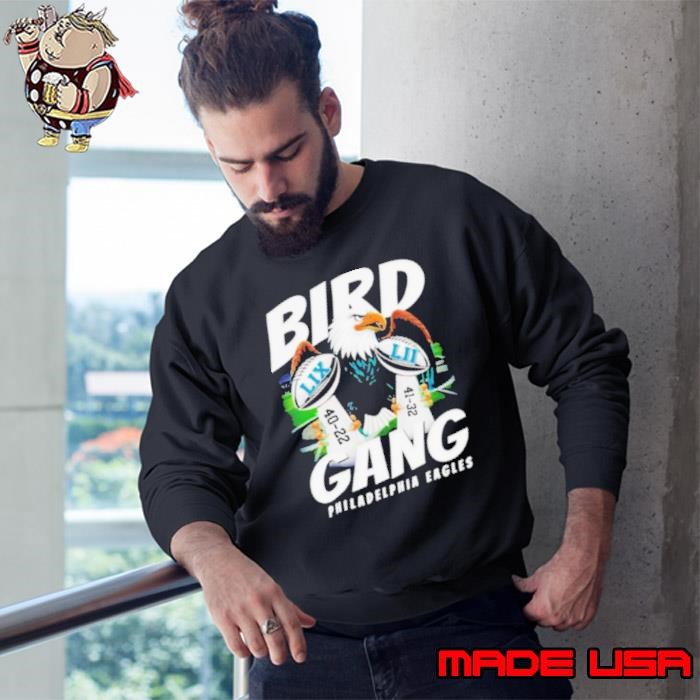 Philadelphia Eagles bird gang 40 22 41 32 score Sweatshirt