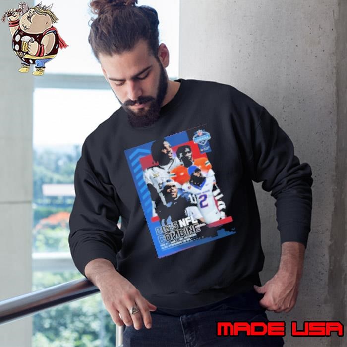 Poster One Week Away From The Combine 2025 NFL Combine Feb 27 – Mar 2 2025 Sweatshirt