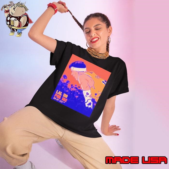 Rose Garden Austin Reaves Los Angeles Lakers win Trail Blazers Ladies tee