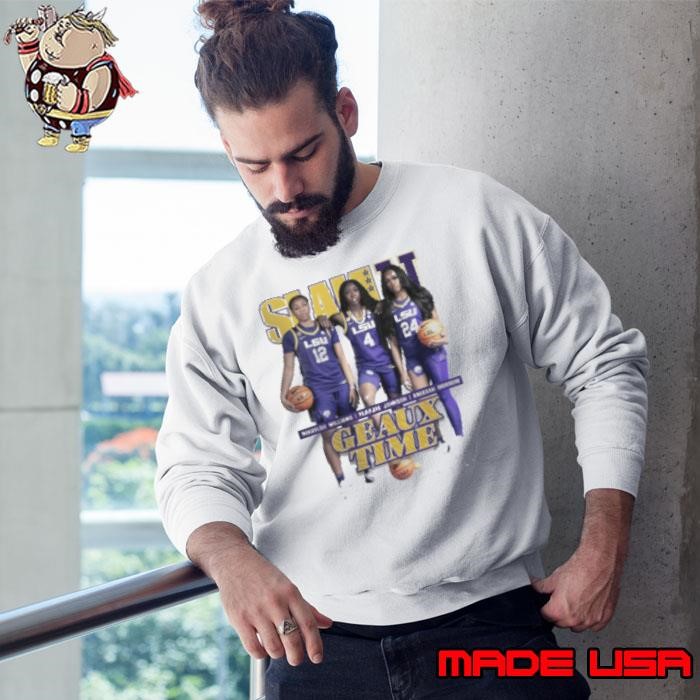 SLAM Cover Tee SLAMU 5 LSU Tigers Womens Basketball Mikaylah Williams – Flau'jae Johnson And Aneesah Morrow Sweatshirt
