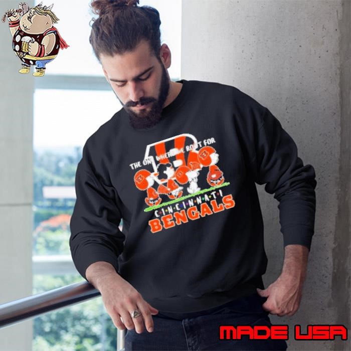 Snoopy And Friends The Peanuts The One Where We Root For Cincinnati Bengals Sweatshirt