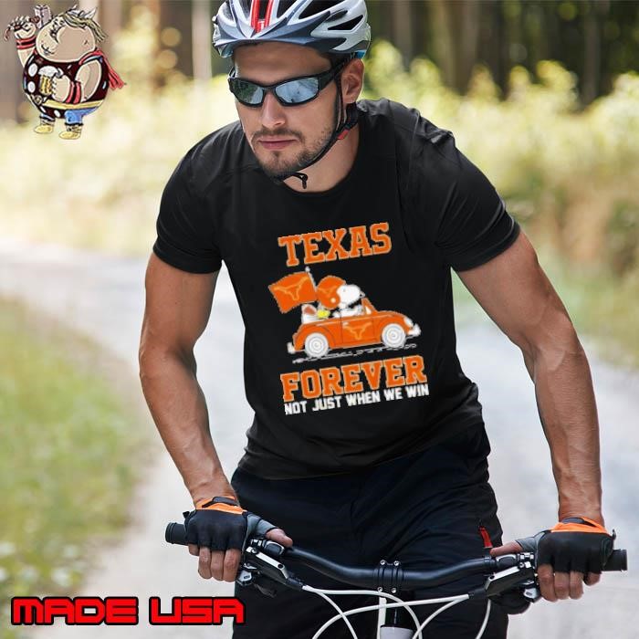 Snoopy And Woodstock x Texas Longhorns Forever Not Just When We Win 2025 - Unisex