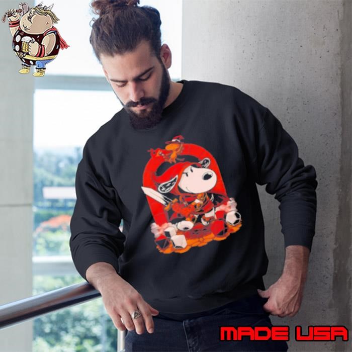 Snoopy and Woodstock Beagle RPG Adventure Sweatshirt