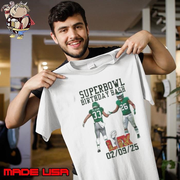 SuperBowl 2025 Saquon Barkley & Cooper Dejean Birthday Unisex