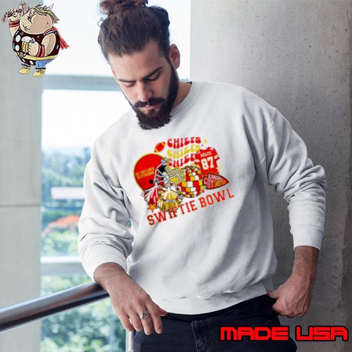 Swiftie Bowl Chiefs Go Taylor's Boyfriend Kelce Kansas City Chiefs NFL Sweatshirt