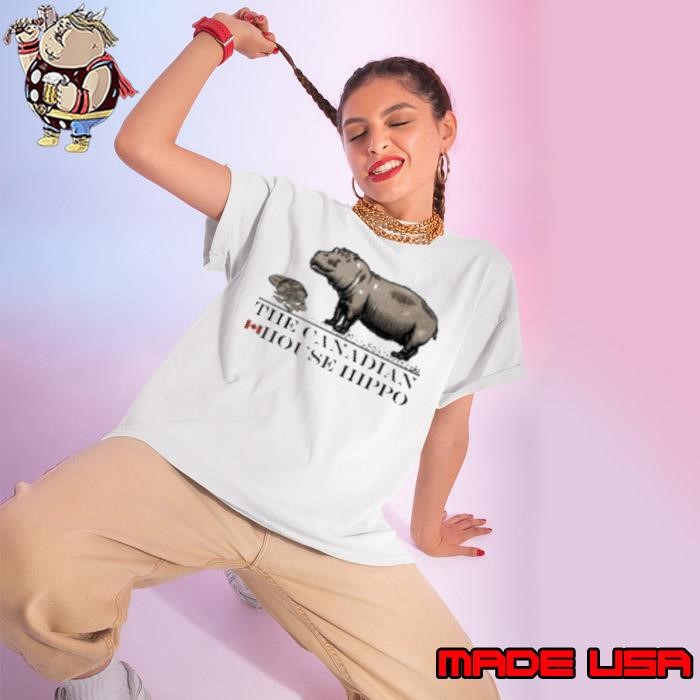 The Canadian House Hippo Ladies tee