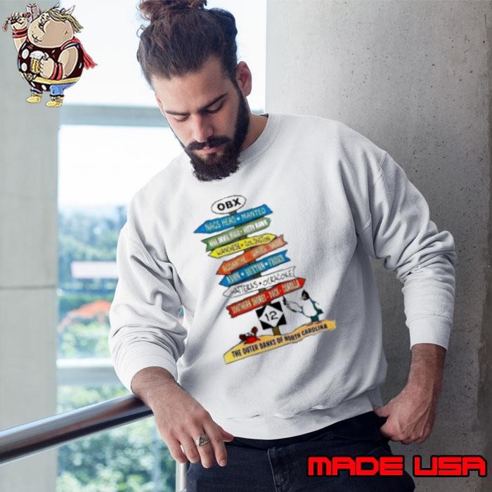 The outer banks of North Carolina OBX street Sweatshirt