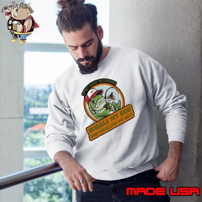 Top Wiggle My Rod And Swallow My Bait Fish 2025 Sweatshirt
