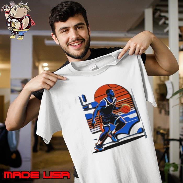 Vibrant basketball player artwork Unisex