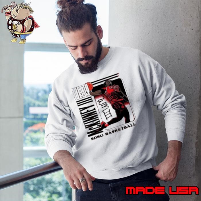 Wayne McKinney III San Diego State Aztecs cartoon player Sweatshirt