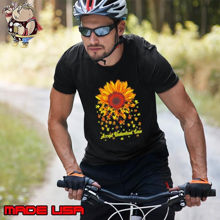 Accept Understand And Love Sunflower Autism Unisex
