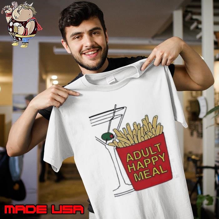 Adult happy meal martini and fries Unisex