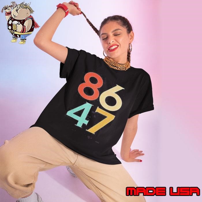 Anti Trump 8647 Statement Ladies tee