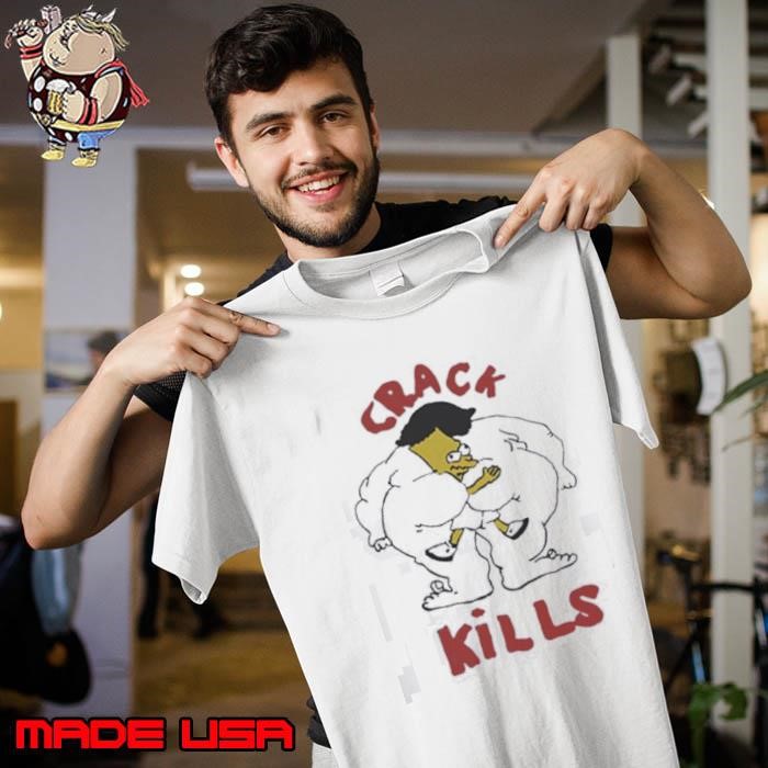 Bart Simpson crack kills vintage Unisex