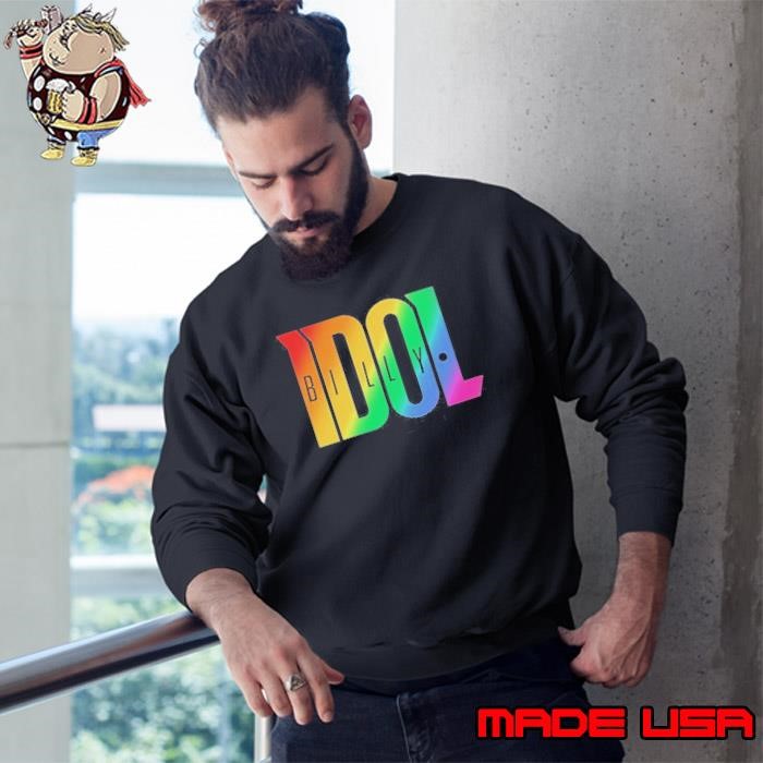 Billy Idol Rainbow Logo Sweatshirt