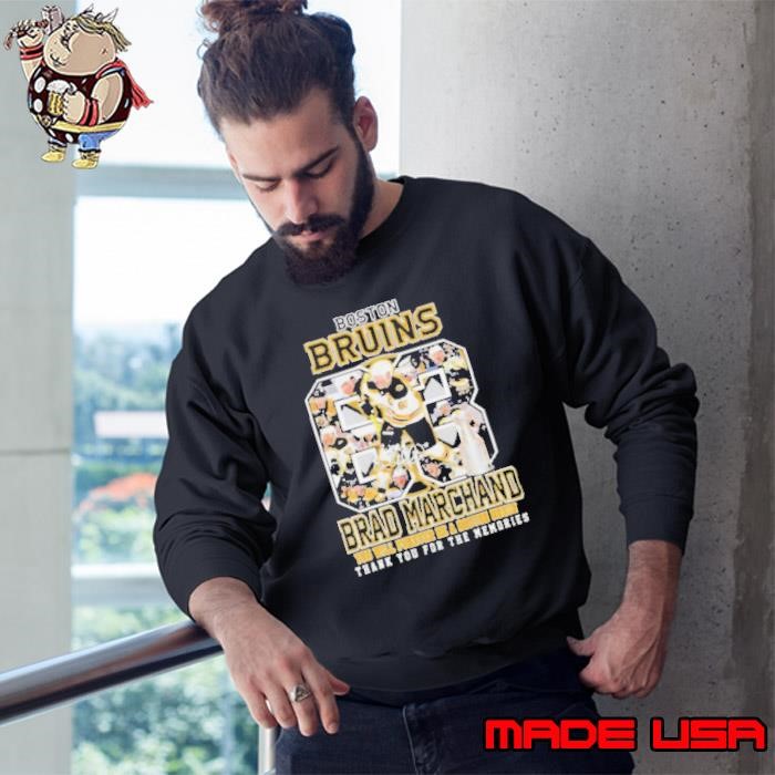 Brad Marchand You Will Forever Be A Boston Bruins Thank You For The Memories shirts Sweatshirt