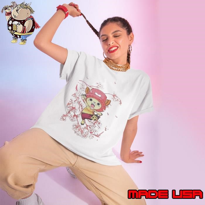 Chopper Cherry Blossom Girls Ladies tee