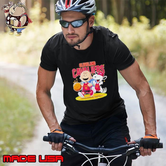 Cleveland Cavaliers Charlie Brown Snoopy Happy Unisex