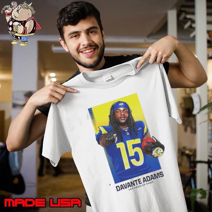 Davante Adams Pointing Los Angeles Rams 15 Blue Jersey Unisex