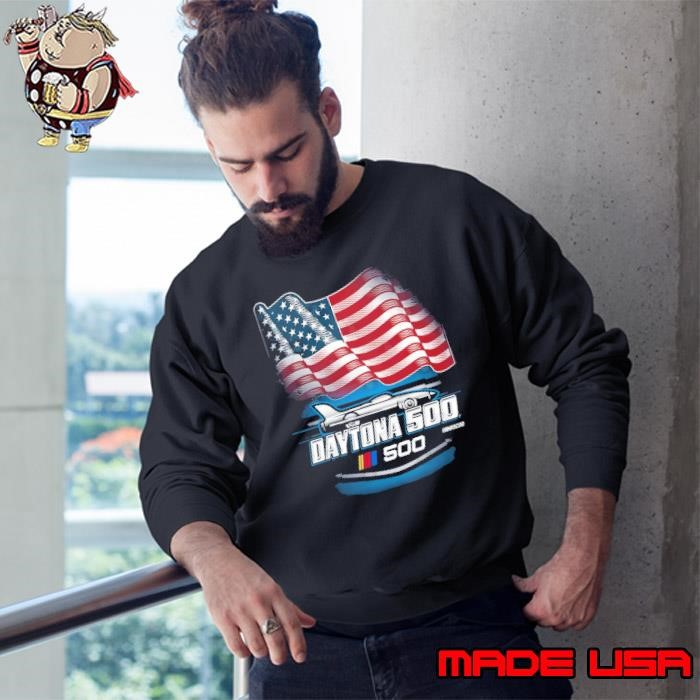 Daytona International 2025 Daytona 500 Flag Nascar Sweatshirt