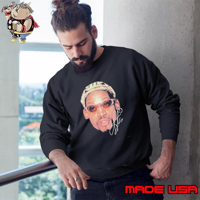 Dennis Rodman Face Signature Sweatshirt