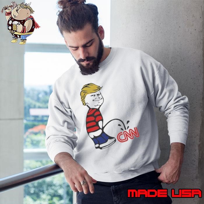 Donald Trump Piss On CNN Fake Sweatshirt