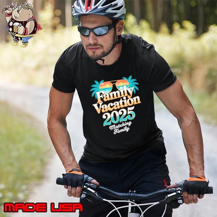 Family Vacation 2025 Beach Matching Summer Sunglasses Unisex