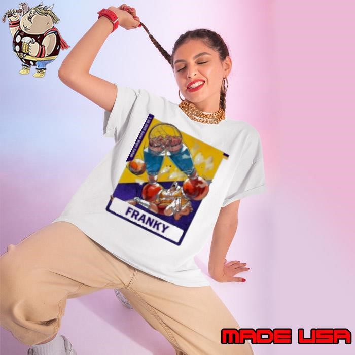 Franky Los Angeles Lakers X One Piece anime Ladies tee
