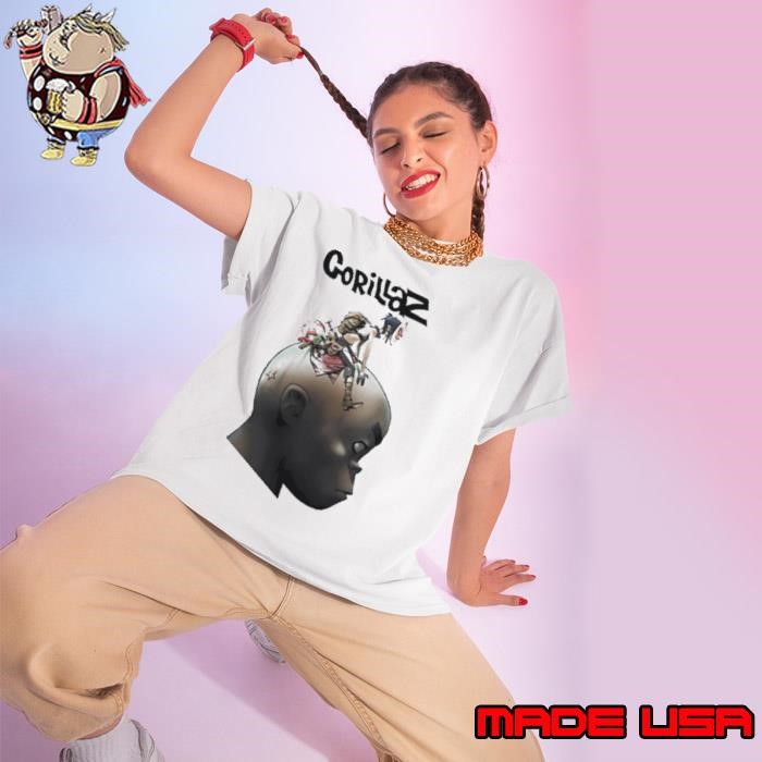 Gorillaz Plastic Beach Ladies tee