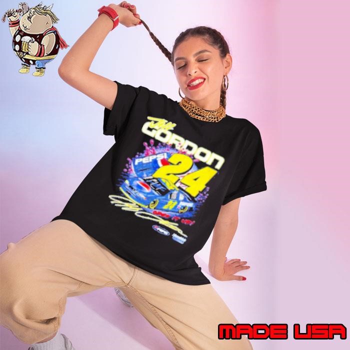 Hendrick Motorsports Jeff Gordon Pepsi open it up Ladies tee