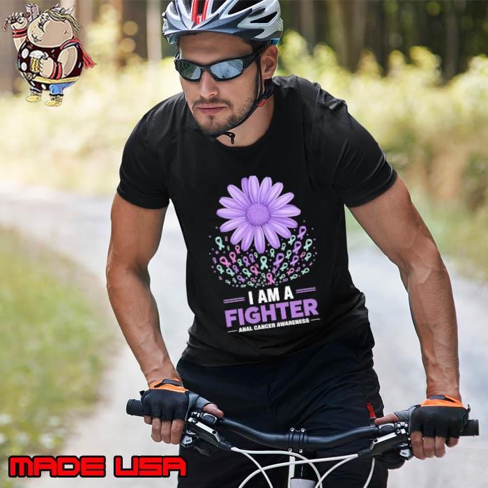 I'm a Fighter Anal Cancer Awareness Flower Unisex