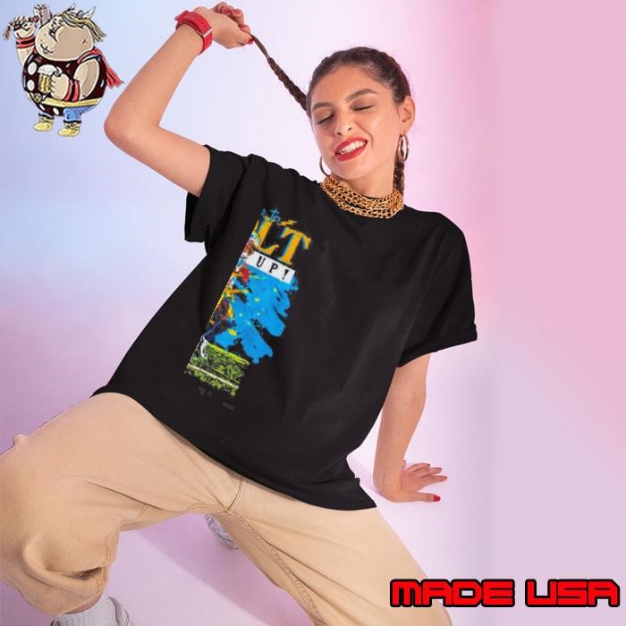 Its Time To BOLT The FU UP NFL Artwork Splatter Ladies tee