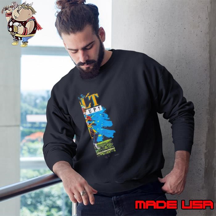 Its Time To BOLT The FU UP NFL Artwork Splatter Sweatshirt