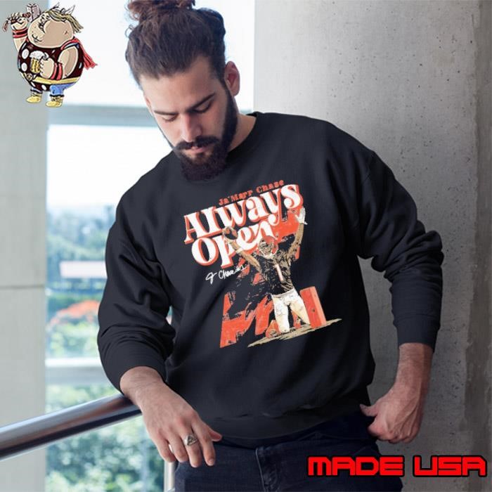 Ja'Marr Chase Cincinnati Always Open Signature Sweatshirt