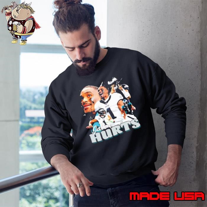 Jalen Hurts American professional football quarterback Collage Sweatshirt