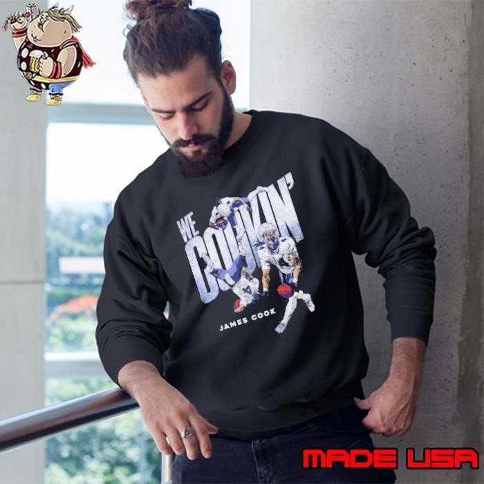James Cook  American professional football running back Buffalo We Cookin' Sweatshirt