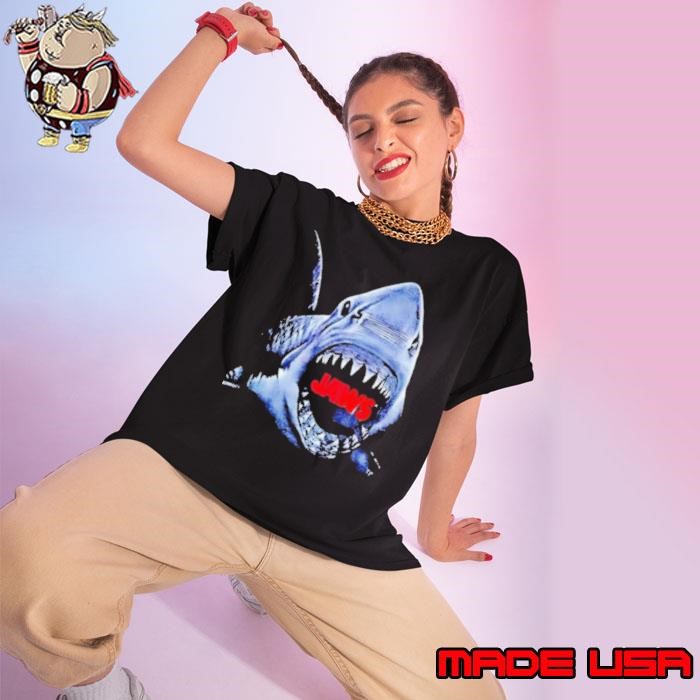 Jaws Shark retro Ladies tee