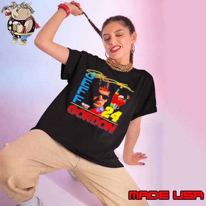 Jeff Gordon no 24 signature vintage Ladies tee