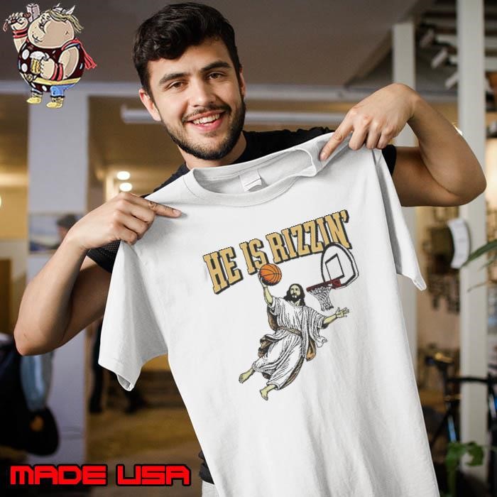 Jesus He Is Rizzin Basketball Unisex