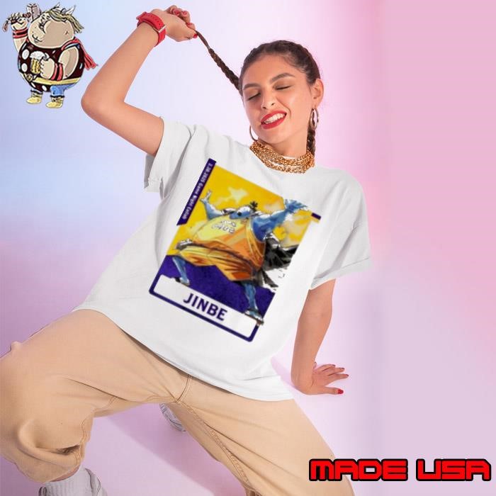 Jinbe Los Angeles Lakers X One Piece anime Ladies tee