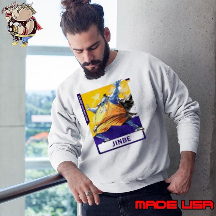 Jinbe Los Angeles Lakers X One Piece anime Sweatshirt