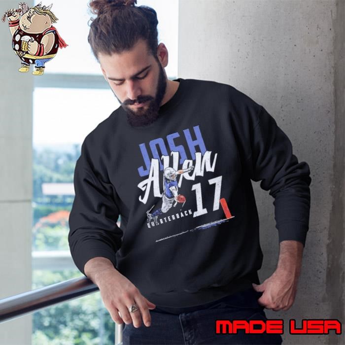 Josh Allen Buffalo Touchdown Dive Quarterback Sweatshirt